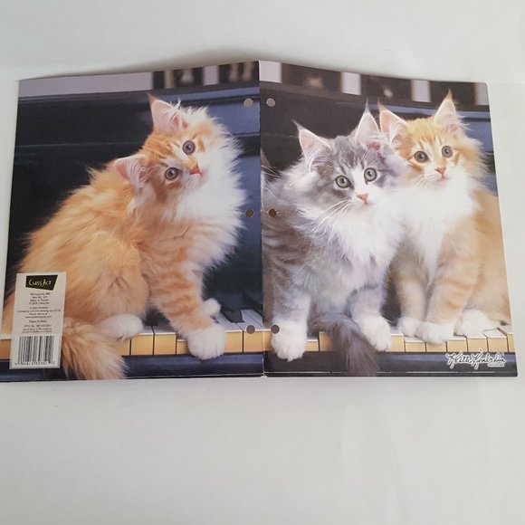 2-Pocket Folder Class Act Paper Portfolio Kittens Keith Kimberlin - Picture 2 of 10